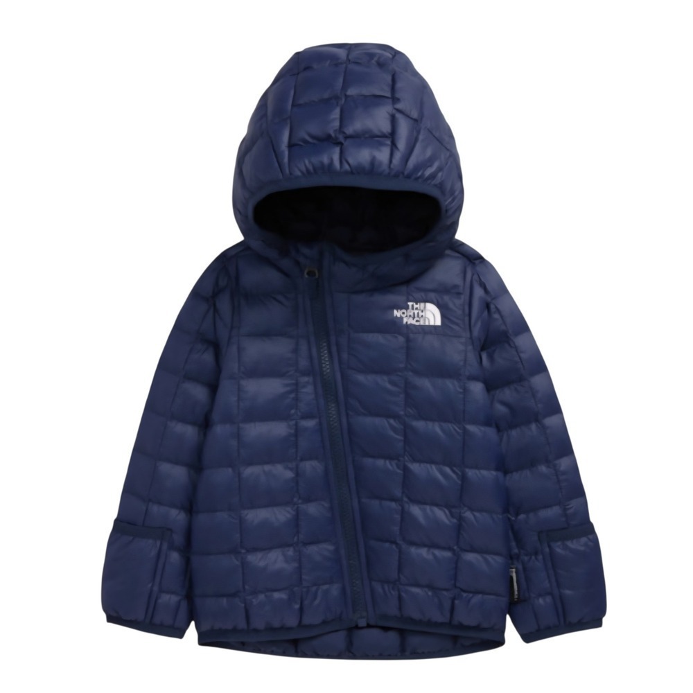 The North Face Navy Blue ThermoBall Eco Hooded Puffer Jacket- Baby 6-12 Months